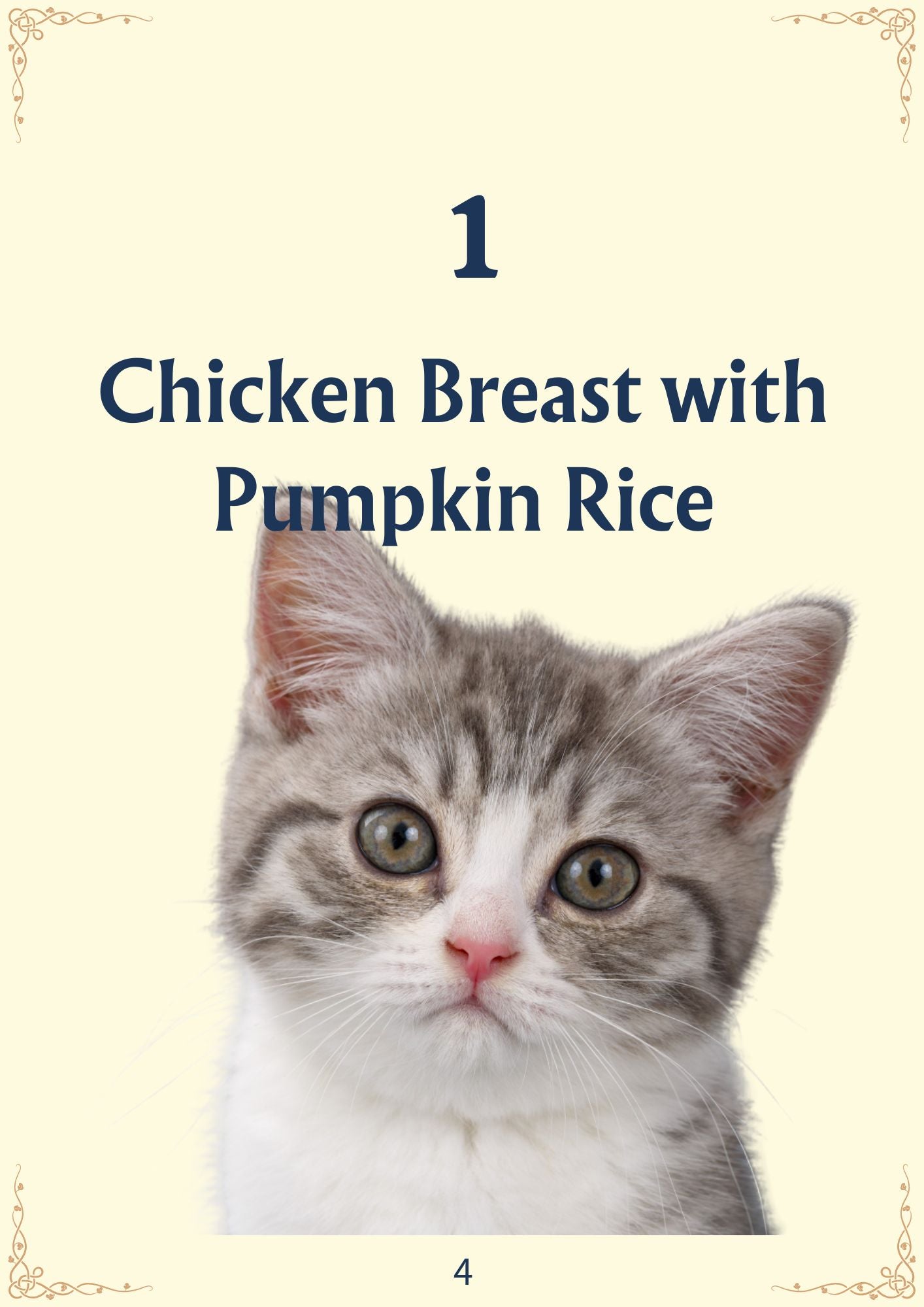 Say No to Processed Food-50 Healthy Meals You Can Make for Your Cat(185 pages)