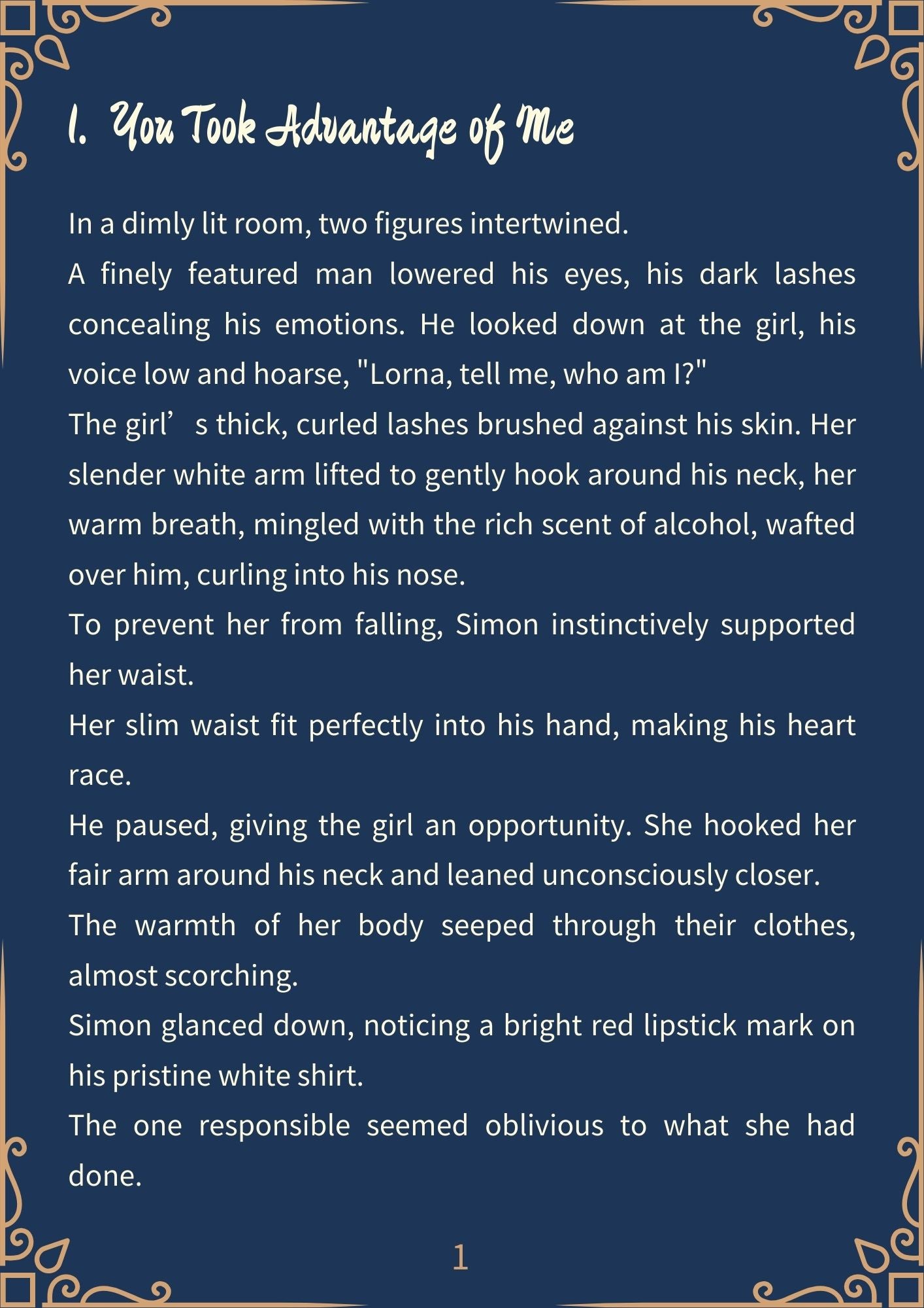 (Fiction)Unspoken Affection-Dark Mode(1036 pages)