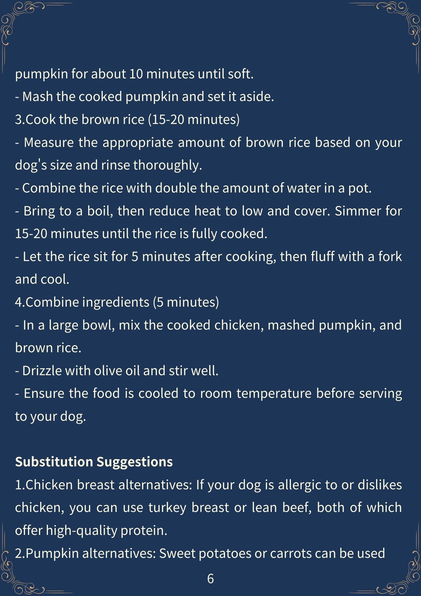 Say No to Processed Food-50 Healthy Meals You Can Make for Your Dog-Dark Mode(198 pages)