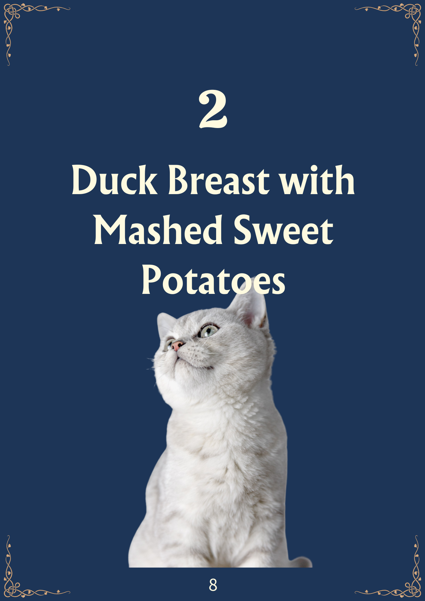 Say No to Processed Food-50 Healthy Meals You Can Make for Your Cat-Dark Mode(185 pages)