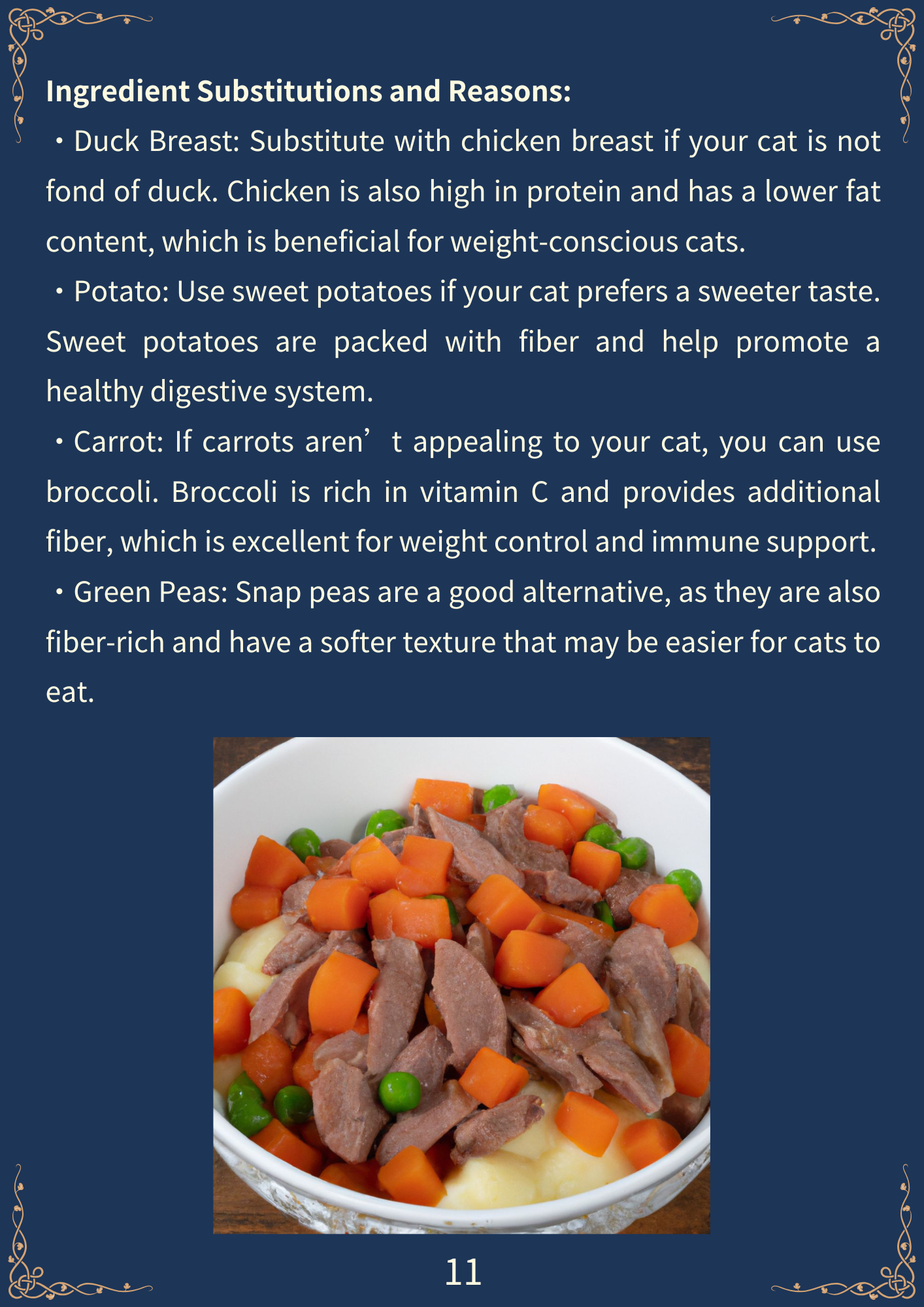 Say No to Processed Food-50 Healthy Meals You Can Make for Your Cat-Dark Mode(185 pages)