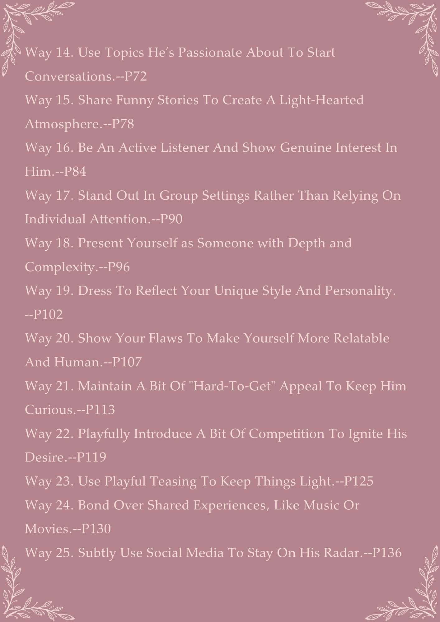 100 Ways to Get Him Committed-Dark Mode(530 pages)