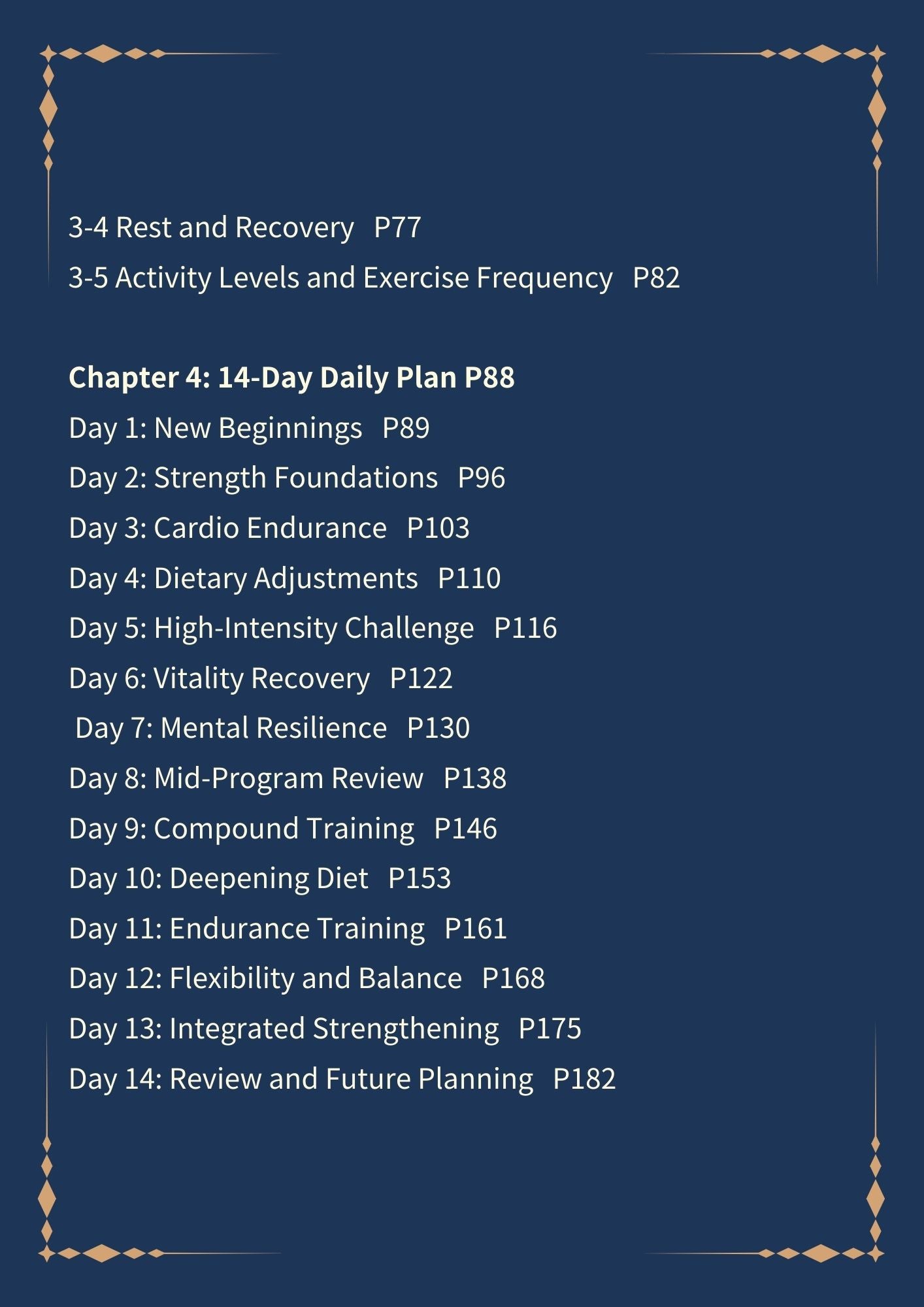 Age 20s Easy Guide. 14-Day Shape Up Plan-Dark Mode(202 pages)