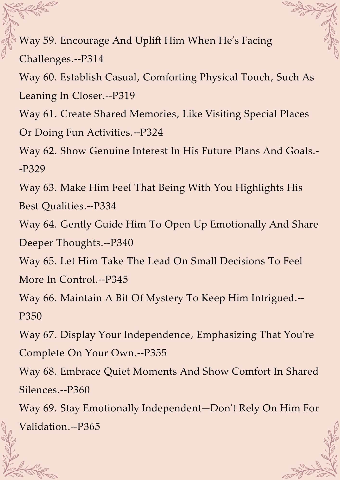 100 Ways to Get Him Committed(530 pages)