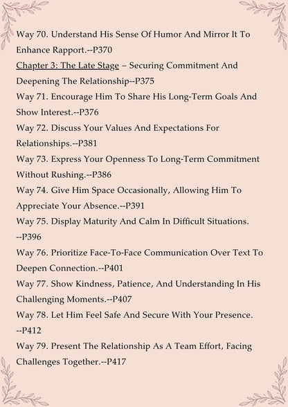 100 Ways to Get Him Committed(530 pages)