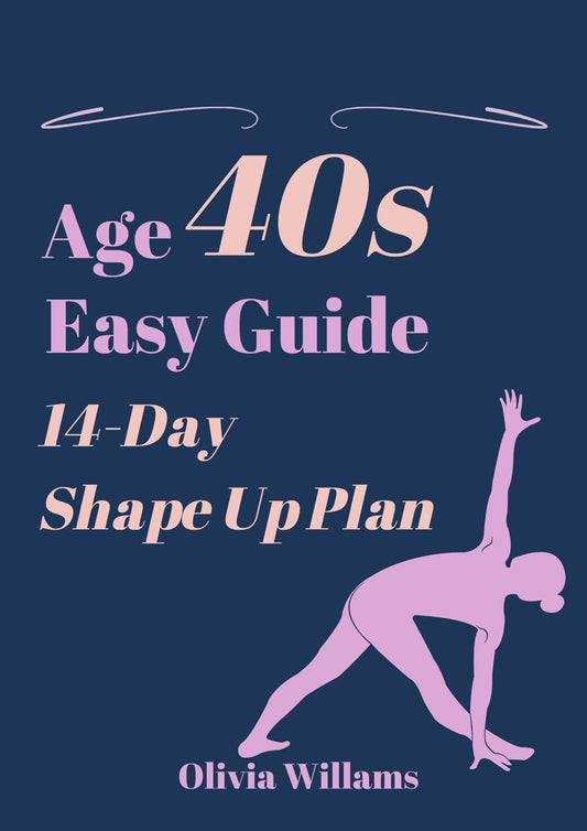 Age 40s Easy Guide. 14-Day Shape Up Plan-Dark Mode(170 pages)