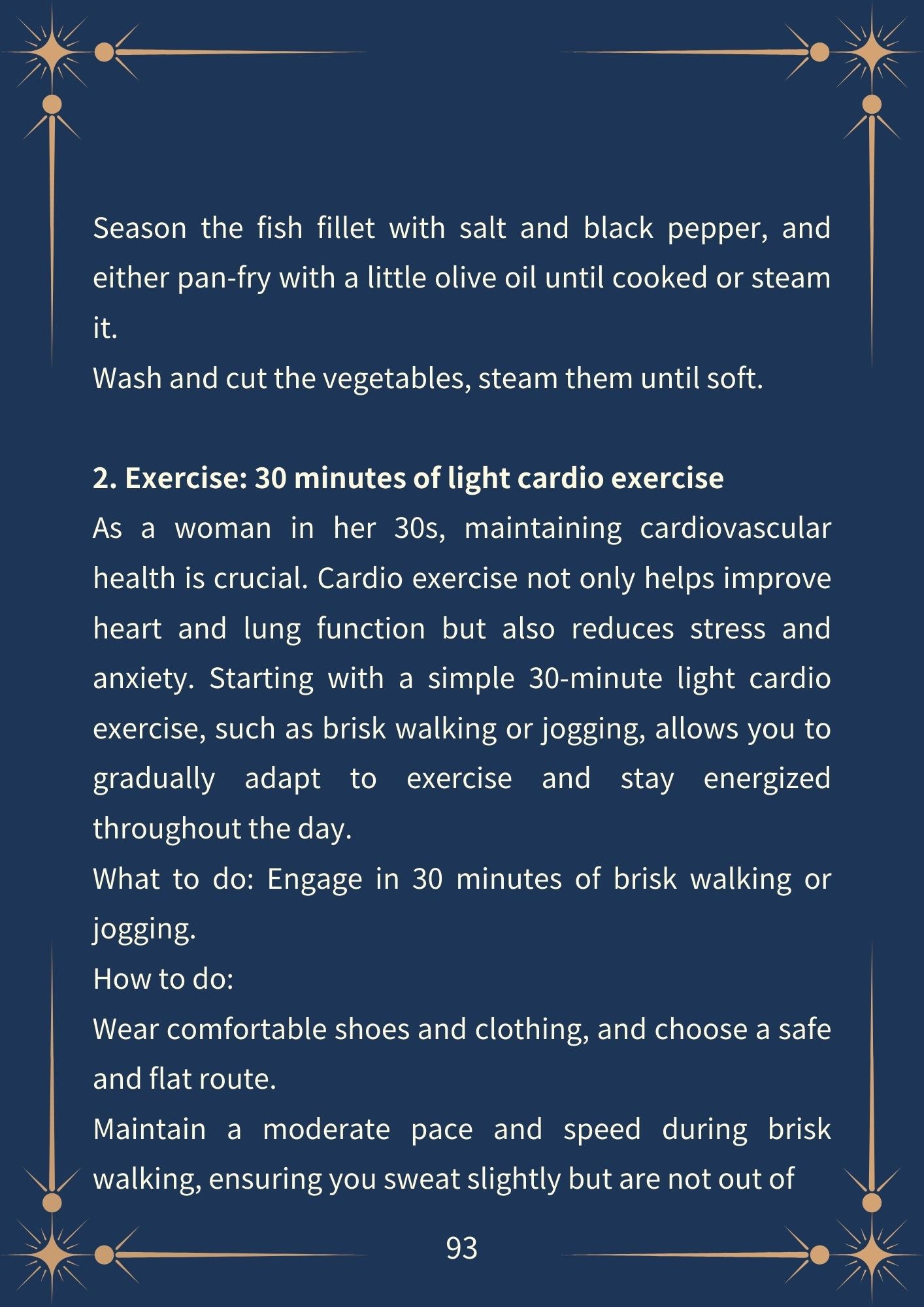 Age 30s Easy Guide. 14-Day Shape Up Plan-Dark Mode(235 pages)