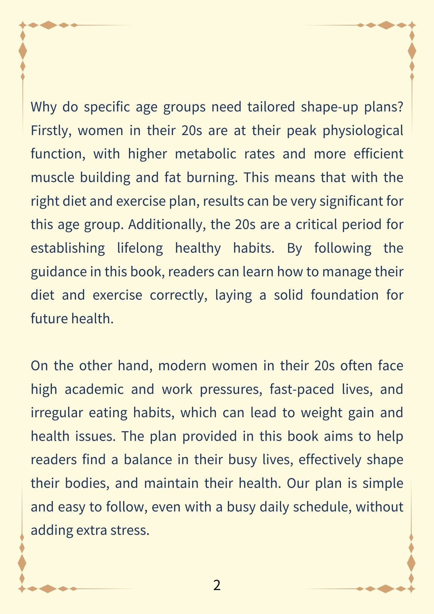 Age 20s Easy Guide. 14-Day Shape Up Plan(202 pages)