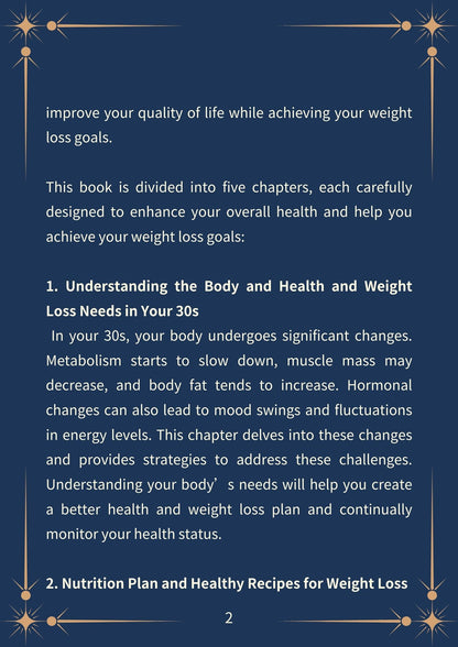 Age 30s Easy Guide. 14-Day Shape Up Plan-Dark Mode(235 pages)